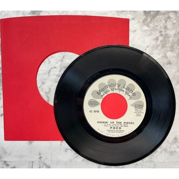 Poco My Kind of Love / Pickin Up the Pieces 45 Rock Folk Promo Reissue - Picture 5 of 6